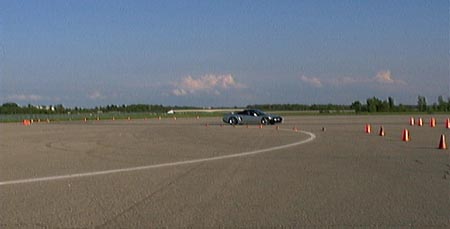 At the Transportation Research Center